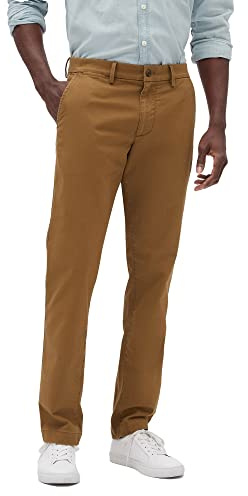 GAP Mens Essential Slim Fit Khakis, Palomino Brown Global, 36W x 32L US