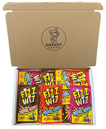 Fizz Wiz 15 Pack Popping Candy Variety Bundle Strawberry, Cherry & Cola