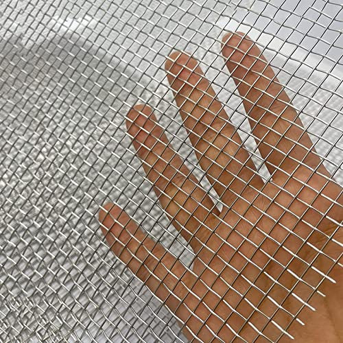Drahtgeflecht 6Mesh 8Mesh Drahtgitter feinmaschig edelstahlgitter Woven Wire Mesh Wühlmausgitter Metallgitter Feinmaschig Drahtgeflecht Maulwurfsperre Schutzgitter Edelstahlgitter Wire Mesh ( Color :