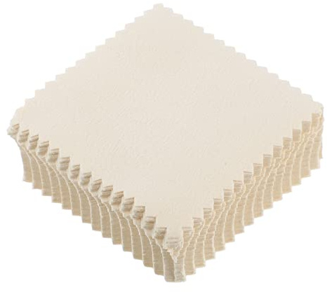 EXCEART 50pcs Silver Jewelry Cleaner Polishing Cloths Cleaning Cloth for Silverware Polishing Use As Silverware Cleaning for Tarnish Removal Random Color