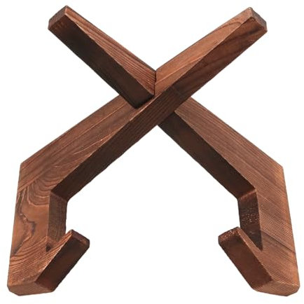 ANCLLO Soporte de Recetas Soporte de Libro de Cocina de Madera Soporte de Libro de Recetas portátil Soporte de Libro