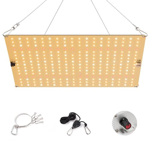 HOMUTE Lampada a LED per piante 1200W dimmerabili a spettro completo, con IR e UV, per piante d'appartamento