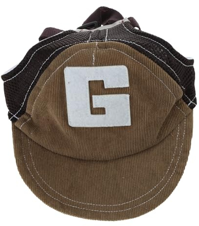 BaoFufc Baseballkappe für Haustiere, Sportmütze, Outdoor-Sonnenhut, UV-Schutz, Ganzjahres-Kappe für kleine, große Hunde, Welpen, Hunde, Baseballkappen für kleine und große Hunde, Golden Retriever,