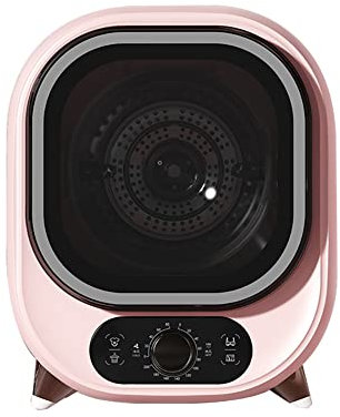 Secadora de ropa compacta de 500 W eléctrica - Mini secadora de ropa portátil eléctrica para apartamentos y dormitorios con tina de acero inoxidable - Capacidad de carga frontal - Eficiente y ahorra