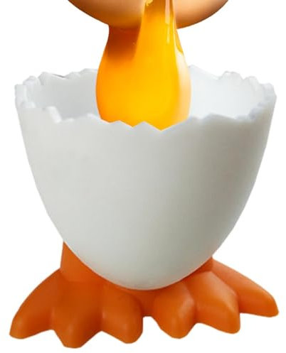 Xujuika Coquetiers De Dessin Animé, Coquetier Oeuf Coquetiers Enfant Personnalisé, Plateau D'oeufs De Pieds De Poulet, Porte-œufs pour Le Petit Déjeuner pour Enf-Ants pour Cuisine