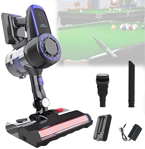 Aspiradora Sin Cable,Recargable Aspirador Escoba,Escoba Aspirador BateríA Recargable De Iones De Litio, Ideal para Pelos De Mascotas, Alfombras, Suelos Duros