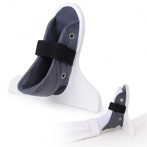 Anti-Rotation Foot Splint for Orthopaedic Rehabilitation Post-Operative Hip Surgery Recovery Shoe to Prevent Foot Drop Medical Grade Stabiliser with Rigid Support