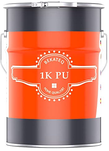 BEKATEQ 1K PU Versiegelung 3kg farblos für Beton, Holz, Fliesen - Betonversiegelung, Bodenversiegelung von Epoxybeschichtung, Steinteppich innen & außen - UV-fest, Wasserfest, Frostsicher - BK-635PU