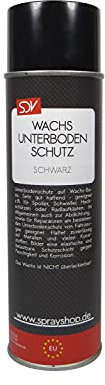 SDV Chemie Unterbodenschutz Wachs schwarz 12x 500ml Unterbodenwachs UBS Wax dunkel KFZ Auto
