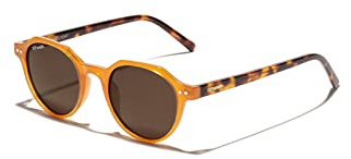 D.Franklin - Unisex solglasögon med UV-skyddande linser - Polariserade - Ultra-light-s-round modell