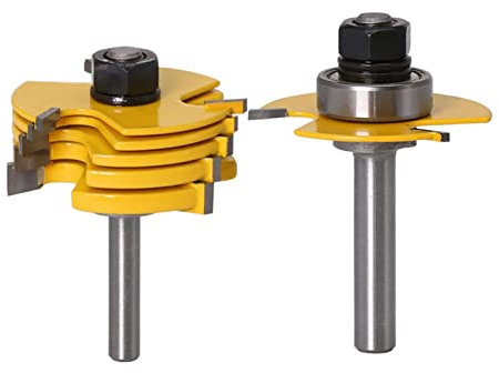 Hartmetallfräser 1 Stück 8 / 12mm Schaft 6 Stück 2 Stück Einstellbare Schlitzfräser Router Bit T Schlitz Mühle for Holz Holzbearbeitung Schneidwerkzeuge (Cutting Edge Length : 12mm)