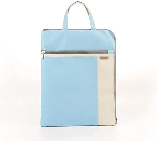 Mappe Schnellhefter Aktenordner Dateiordner Portable Reißverschlussdatei Ordner Mehrfarbige Tasche, wasserdichtes Dokumenttasche mit großer Kapazität vielseitig Sammelmappe (Color : E)