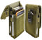 Prebene Dual Phone Holster, Gürtel Phone Pouch, Large Smartphone Pouch Handyhalter, Taktische Gürteltasche, Handyhalter für Arbeit, Geschenke für Männer, Wandern, Camping, Grillen, Rettung (Armeegrün)