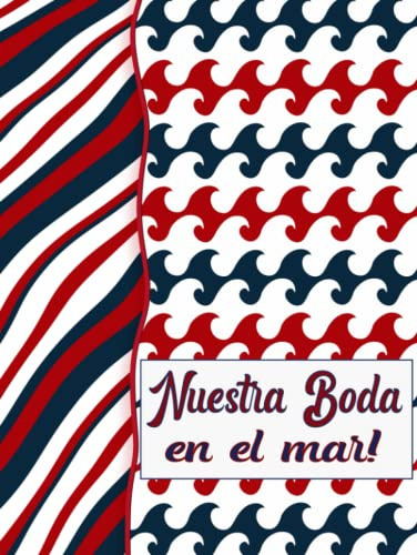 Libro de firmas para bodas, libros para bodas en el mar, tapa Dura, 20,95*27.94 CM, 100 paginas sin lineas, libros de firmas de eventos, album de fotos.