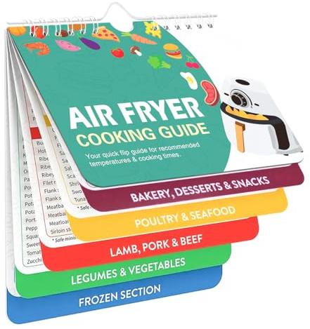 Alnicov Air Fryer Rezepte Referenzhandbuch Air Fryer Garzeitentabelle Leitfaden Garmessungen für Lebensmittel