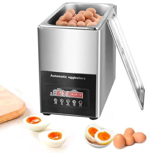 YMAOMAO Hot Spring Egg Cooker, Commercial Egg Boiler Machine, 50 Egg Capacity, Intelligent Automatic Half-Boiled Egg Soft-Boiled Egg Machine, Electric Egg Cooker, Egg Cooker and Omelette Device