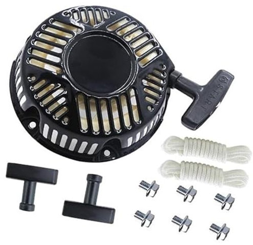 590607 Conjunto de arranque por cuerda, arrancador de retroceso con reemplazo de cuerda de tracción, for Briggs Stratton, 590607 797276 Lavadora a presión del generador Motor de 163 cc 208 cc Arranque