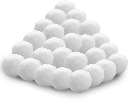 AQhui Filterbälle Pool, 800g Filterballs für Sandfilteranlagen ersetzen 29kg Filtersand Pool, Washbar Filter Balls Geeignet für Aquarium, Pool Filter, Schwimmbad Filteranlagen und Poolzubehör
