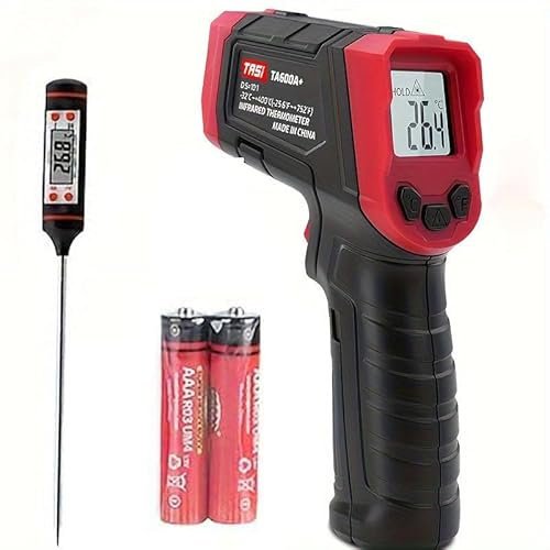 Infrared Thermometer, Digital Laser Temperature Meter -37°F~1022°F (-32°C~550°C) IR Temperature Gun (Not for Humans) Ideal for Cooking, Frying, Kitchen, Barbecue, Meat, Sugar, Freezer