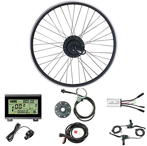 36V 250W Ebike Umbausatz für E-Bike Vorderrad Nabenmotor mit Mountainbike Felge - Kompatibel mit 16-29 Zoll Fahrrädern