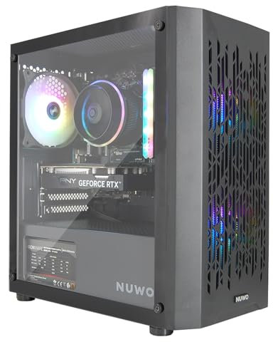 eXtremeBit Gaming PC Computer da Gioco Assemblato, Processore Core i7-9700, Scheda Video RTX 3050 6GB GDDR6, Memoria RAM 16GB, Disco SSD 1TB, Win 11 Pro - Nero