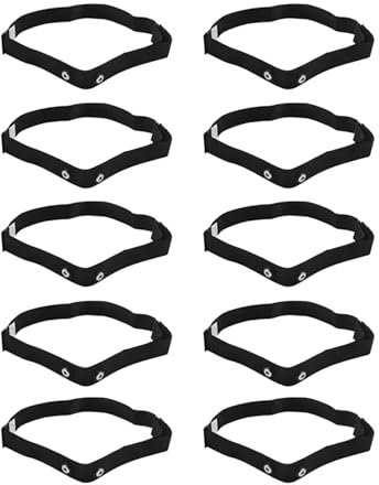 Xnuiasqe 10X Chest Belt Strap for for Sports Wireless Heart Rate Monitor,Black