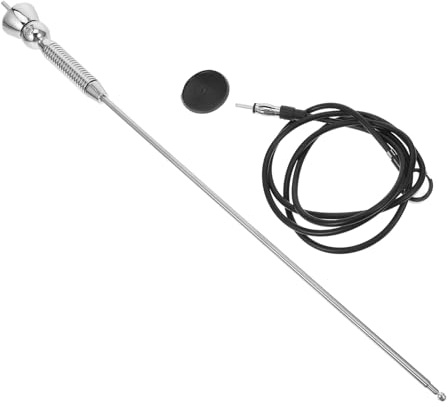 SHINEOFI Antenne de Voiture Antenne de Toit Automobile Inoxydable pour Signal Radio Stable et Installation Simple