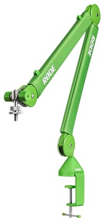 RØDE Mikrofone Premium Professioneller Studio Boom Arm PSA1+ (Grün) | Hauptdetails: Studioarm mit Federdämpfung und Kabelmanagement (Grün)