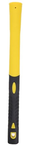 Gatuida Ergonomic Fiberglass Sledge Hammer Handle Replacement with Plastic Coating for Enhanced Grip and Shock Absorption Straight Heavy-Duty Handle Suitable for Chopping Splitting Camping