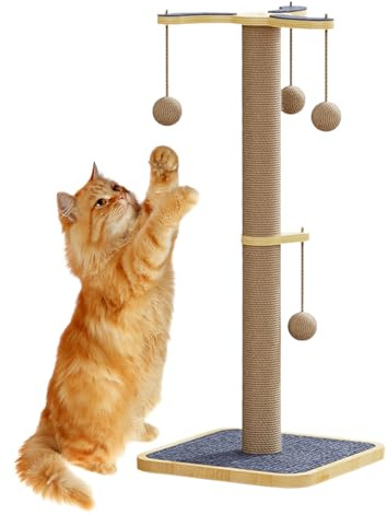 , Kratztonne Mit Sisal, Möbelschutz Mit Ball Zum Klettern Training Für Kitten Sofa Teppich Boden Wand
