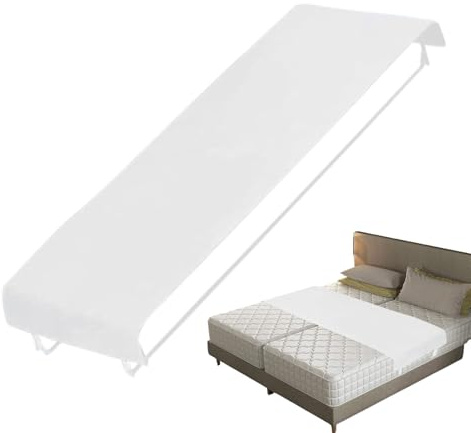 Twin to King Bed Converter | Split Filler with Sheet Straps | Large Double Mattress Bridge Converter - for Couples Guest Bedroom Sleeping Home Dormitories Room Apartment Hotel