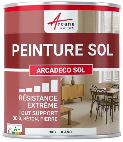 ARCANE INDUSTRIES Pintura para suelos interiores poliuretano, multisoportes ARCADECO - 1683 - Blanco