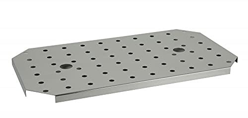 APS GN scolapasta - acciaio inossidabile per contenitori Gastronorm, adatto per GN 1/1 - dimensioni: 25 x 45 cm, altezza: 1,5 cm
