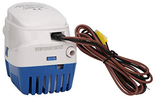 Keenso Bilge HYBP2-G1100-02, Automatic Bilge Pumps Water Yacht Pump Miniature Sewage Self-Priming High Submersible 24V Diving