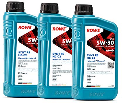 ROWE HIGHTEC SYNT RS SAE 5W-30 HC-C2, 3 Liter (3x1L), 20113
