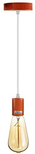 LEDSone Moderno vintage industriale E27 Edison portalampada da soffitto rosone a sospensione kit per cucina, ristorante, sala da pranzo
