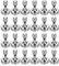 BTLIN Neodym Magnet Klein Stark, 24 Stück Mini Metall Kegel Magnete für Kühlschrank Pinnwand Magnettafel Whiteboard Büro Tafel