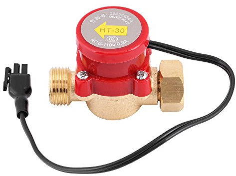 JMorCO Pumpenwasserdurchflusssensormaschine, Durchflusssensorschalter-Lasermaschine G1/2-Gewinde