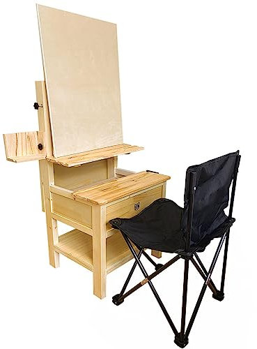CASEGO Die Höhe des Hölzernen Maltisches Ist Einstellbar, Stabil Und Tragfähig, Langlebig Und Praktisch, Geeignet Für Klassenzimmer, Studios Usw. (Adjustable C)