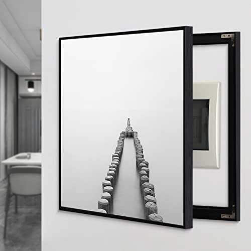 GERRIT Sicherungskasten Abdeckung Schrank, Media Occlusion Verteilerkasten Wohnzimmer Bild Verstecken Gemälde Dekoration for Schlafzimmer Büro Kindergarten Dekoration,D,40 * 40cm (Color : D)