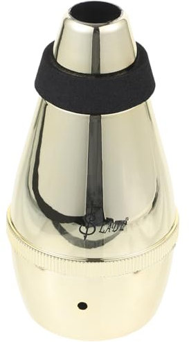 ERINGOGO Kleiner Stumm Für Trompete Trompetenschalldämpfer Trompete Gerade Stumm Trompete Liefert Trompetendämpfer Trompete Üben Stumm Für Trompete Abs Golden