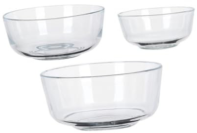 WATIIFUFU 3 Pièces Bol en panier à salade bol de service à dîner bols de céréales bols de préparation de repas bol à punch bols de nouilles bol de nouilles saladier en verre