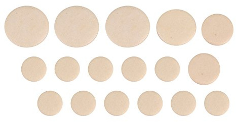 17-teiliges Klarinetten-Pads-Set, Klarinetten-Filzpad-Reparatur-Werkzeugteile, Ersatzzubehör