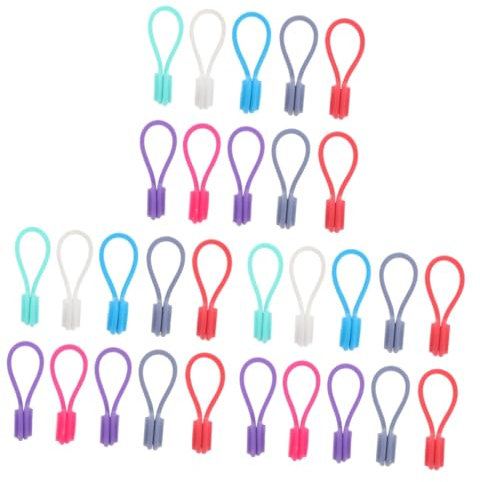 DOITOOL 30pcs Magnetic Cable Tie Clip Wire Management Clip for Cord Organizing Cable Organizer