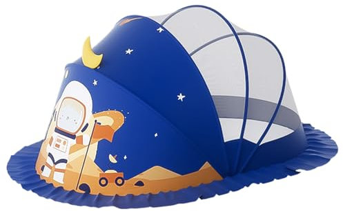 Teksome Baby Fliegennetz,Zusammenklappbares Babybett - Kinderbett Netz Baldachin Zelte Abdeckung Cartoon Atmungsaktives Bettzubehör Für Mädchen Schlafzimmer