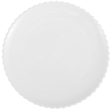 CHICAMPERA Plato Blanco para Bandeja para y Comidas Familiares para Eventos Empresariales y Reuniones Sociales