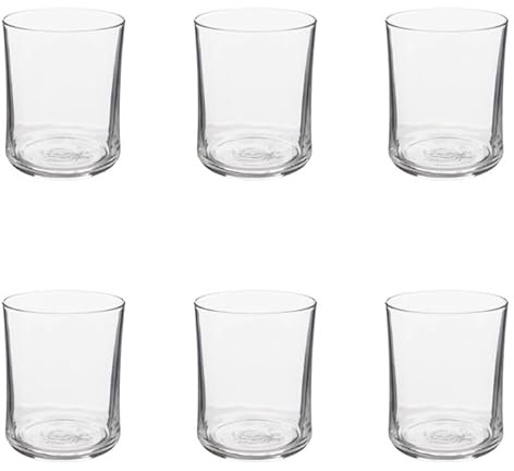 Paris Prix Secret de Gourmet - Lot de 6 Verres à Eau Origines 35cl Transparent