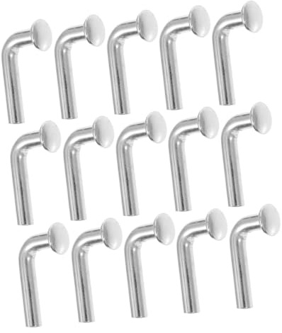 Alipis 100 Piezas Pasadores de Seguridad Forma de Estanterías Pernos de Hierro Resistente para Almacenes y Hogar Acabado y Duradero