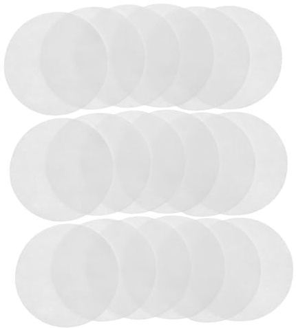 FIXOSHEE 200 Runde Make Up Entferner Pads aus Weißem Leichtem Vliesstoff für Zuhause 7,5cm Durchmesser 100 Stück pro Packung zum Abschminken