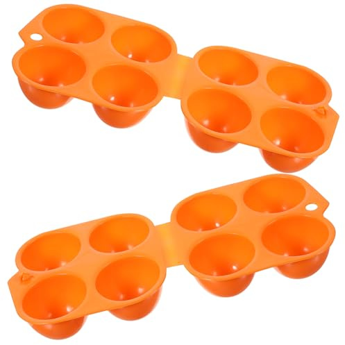 Warmhm 2 Stück Wasserdichte Eierbox mit Deckel Eier Organizer aus Robustem PP Bruchsicherer Kühlschrank Eierhalter für Camping Outdoor und Haushalt Praktische Aufbewahrung für Frische